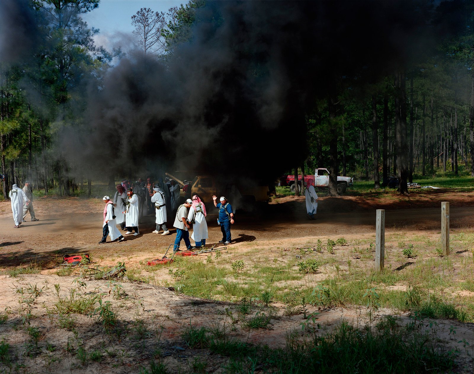 Claire Beckett’s Defense Language is an exploration of staged military bases in the US